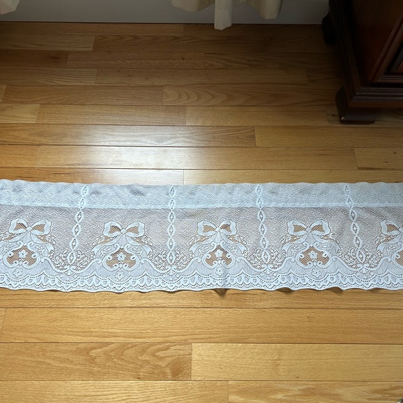 Lace valance - white - Picture 7 of 8
